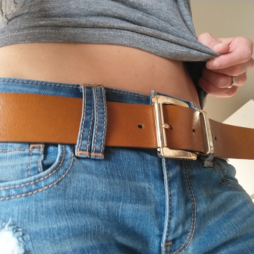 Michael Kors cognac color belt